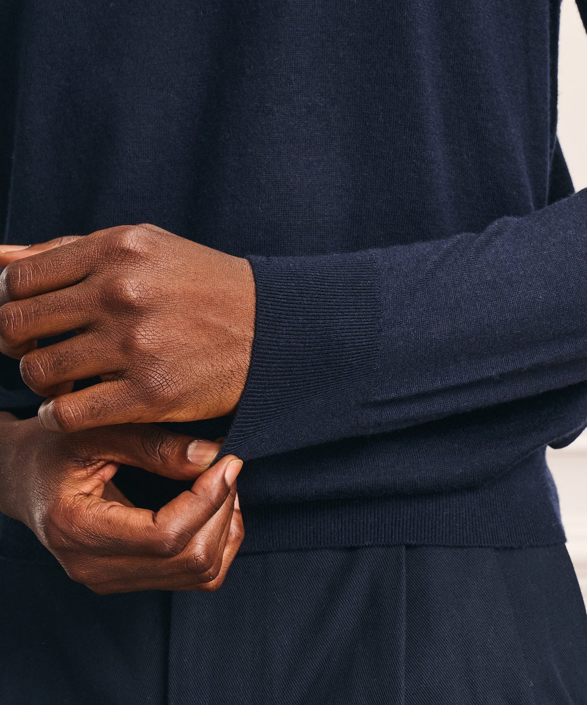 Super Fine Cashmere Long Sleeve Crewneck
