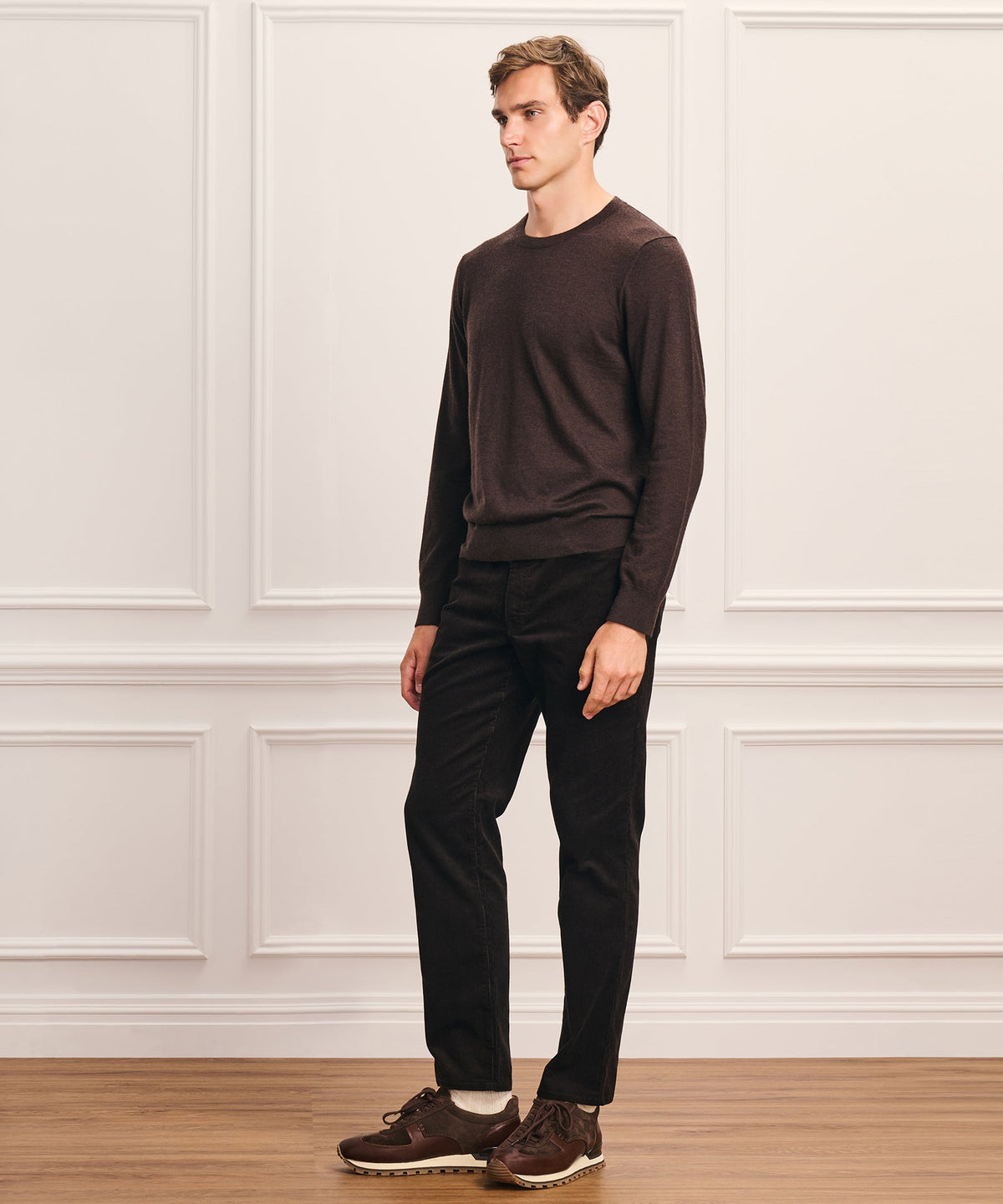 Super Fine Cashmere Long Sleeve Crewneck