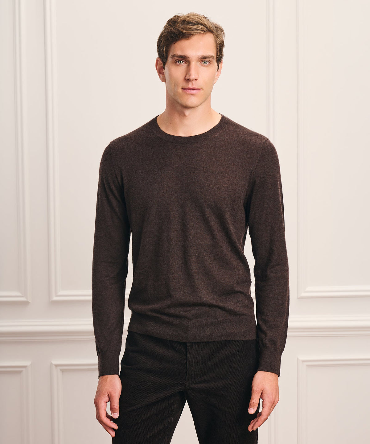 Super Fine Cashmere Long Sleeve Crewneck