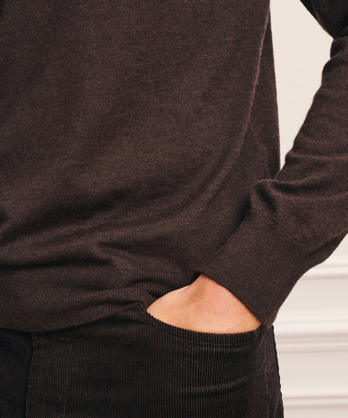 Super Fine Cashmere Long Sleeve Crewneck