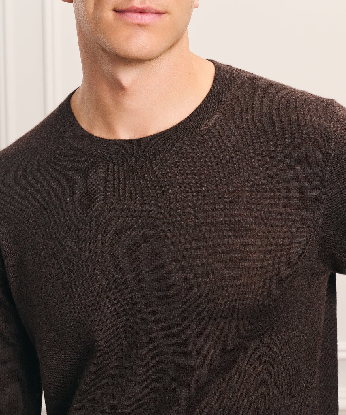 Super Fine Cashmere Long Sleeve Crewneck