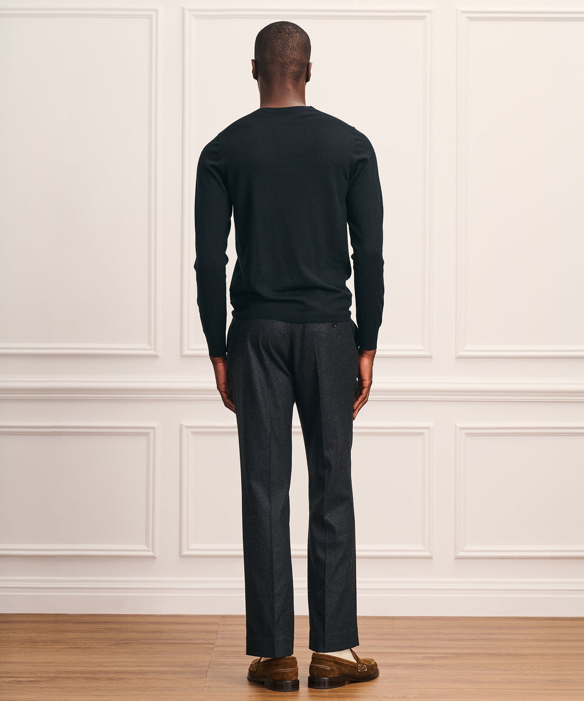 Super Fine Cashmere Long Sleeve V-Neck