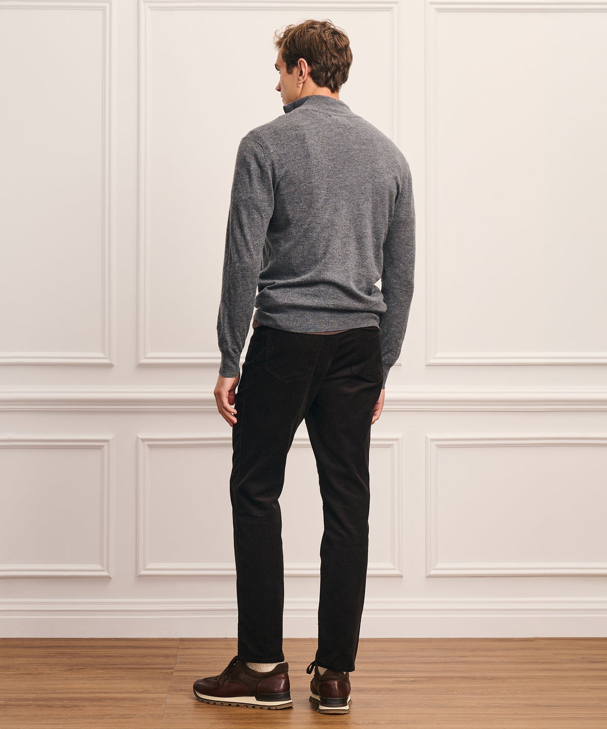 Super Fine Cashmere Quarter Zip