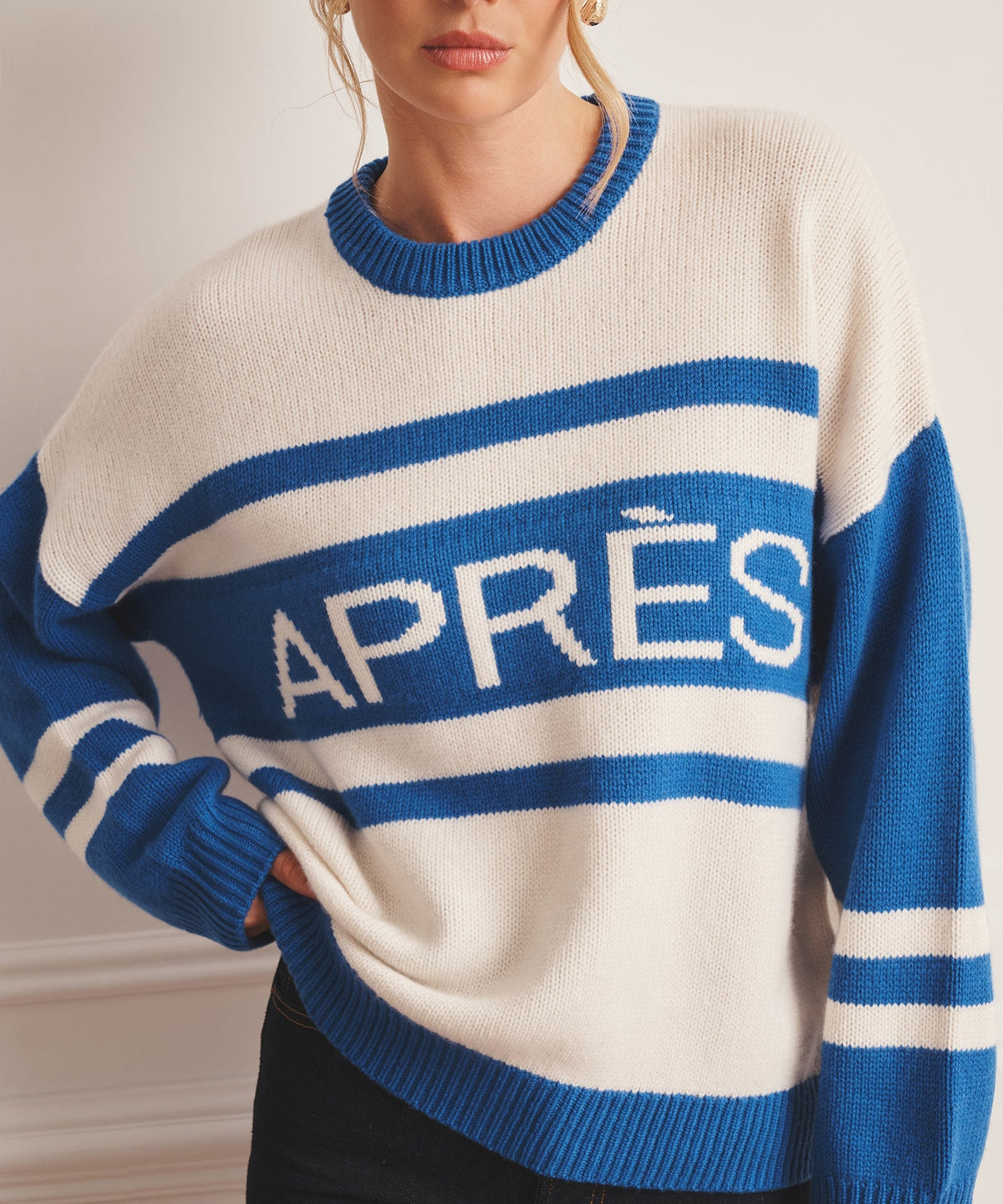 Super Luxe Cashmere Après Crewneck