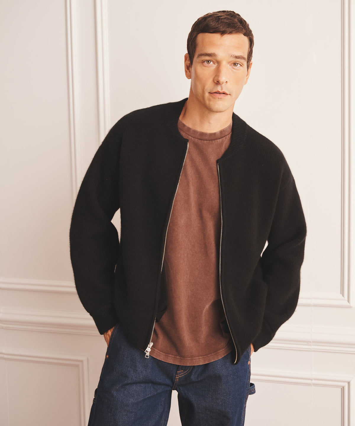 Ultra Luxe Cashmere Bomber