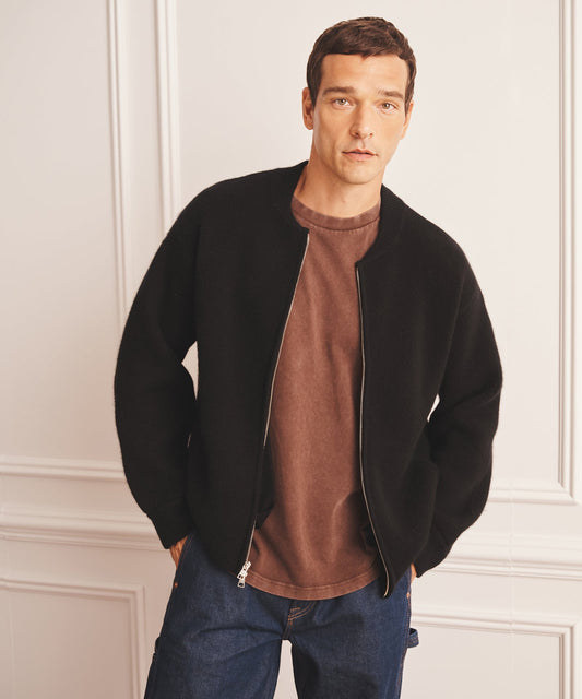 Ultra Luxe Cashmere Bomber
