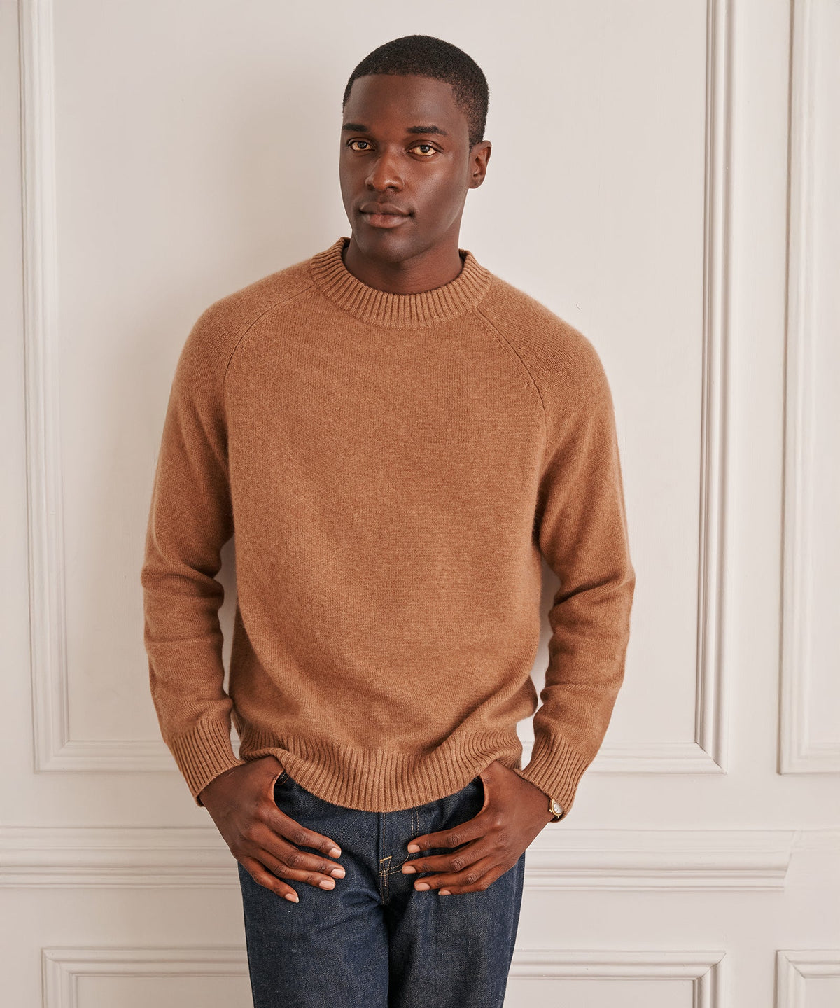 Luxe Cashmere Raglan Crewneck