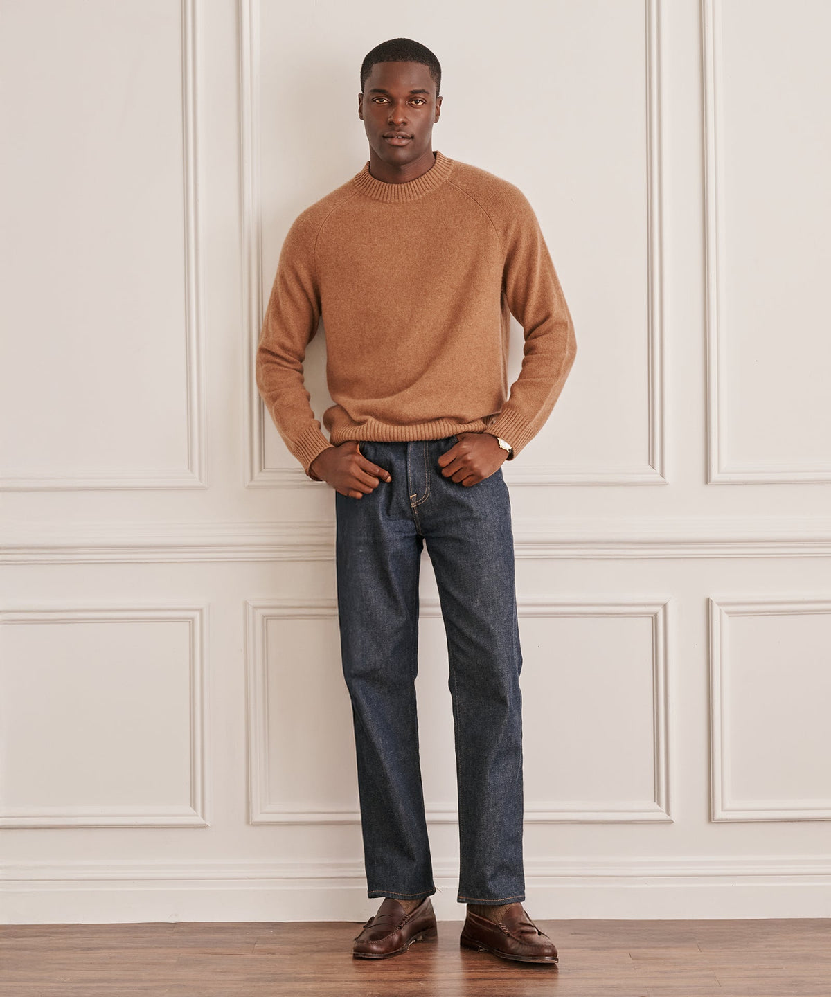 Luxe Cashmere Raglan Crewneck