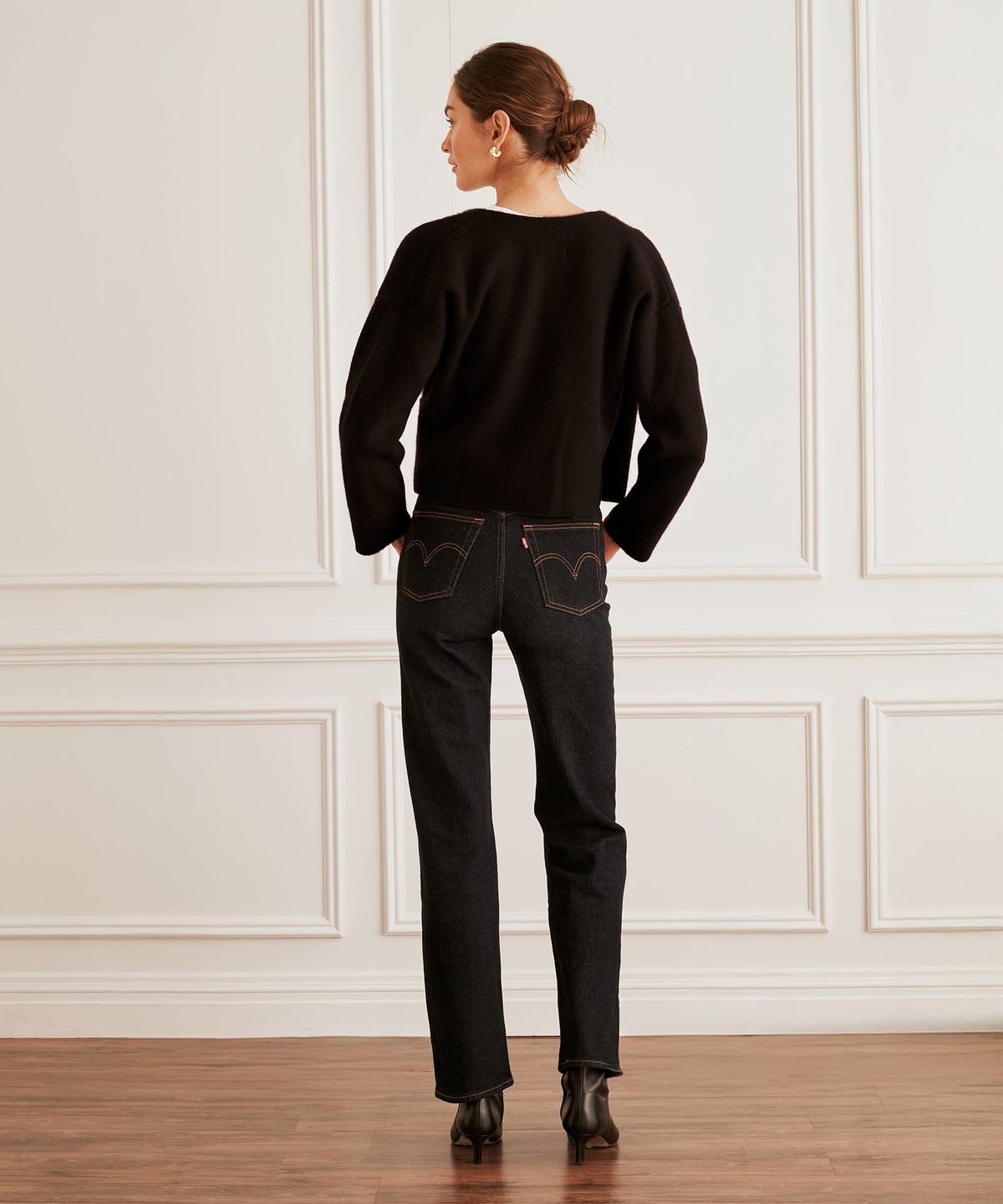 Super Luxe Cashmere Crossover Sweater