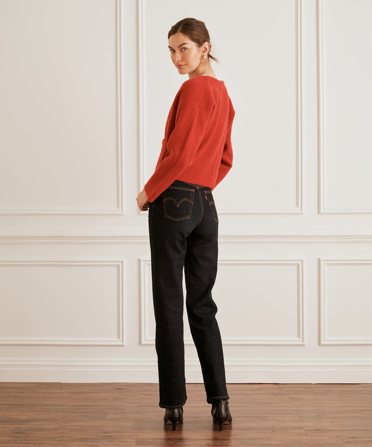 Super Luxe Cashmere Crossover Sweater