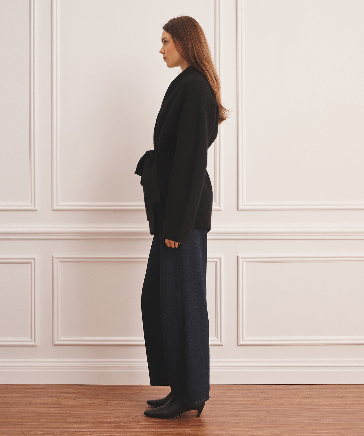 Super Luxe Cashmere Double Faced Shawl Collar Jacket