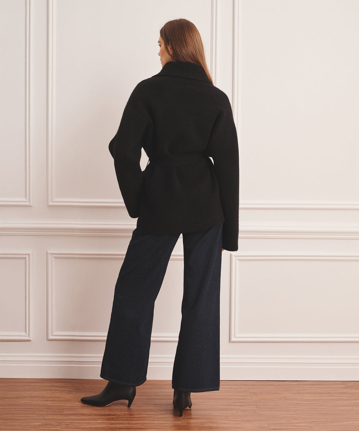 Super Luxe Cashmere Double Faced Shawl Collar Jacket