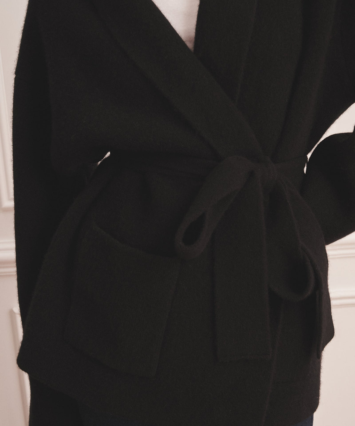 Super Luxe Cashmere Double Faced Shawl Collar Jacket