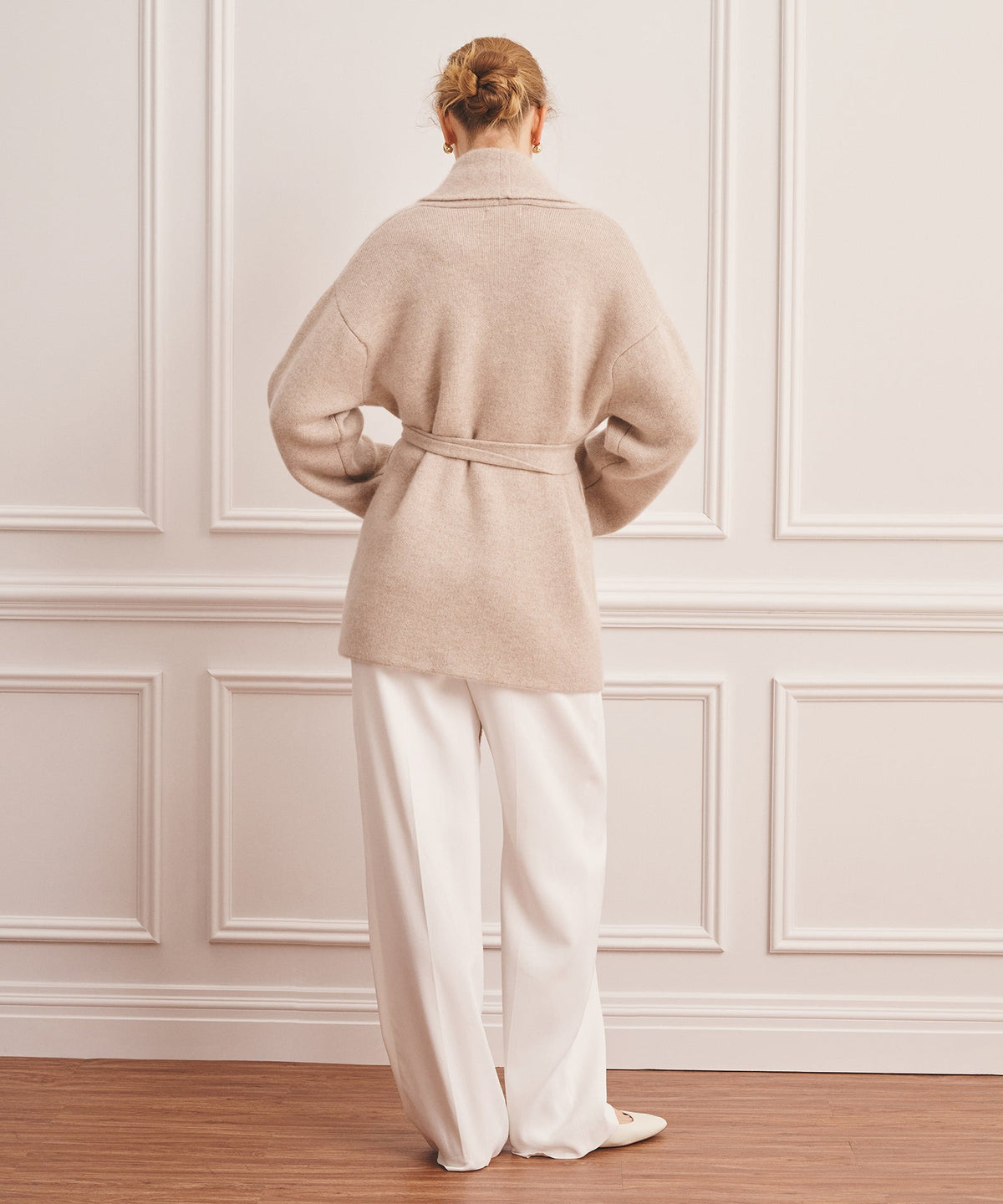 Super Luxe Cashmere Double Faced Shawl Collar Jacket
