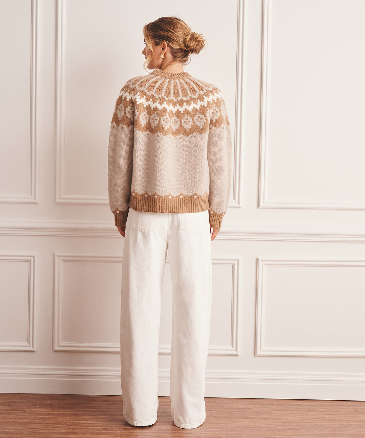 Super Luxe Cashmere Fair Isle Crewneck