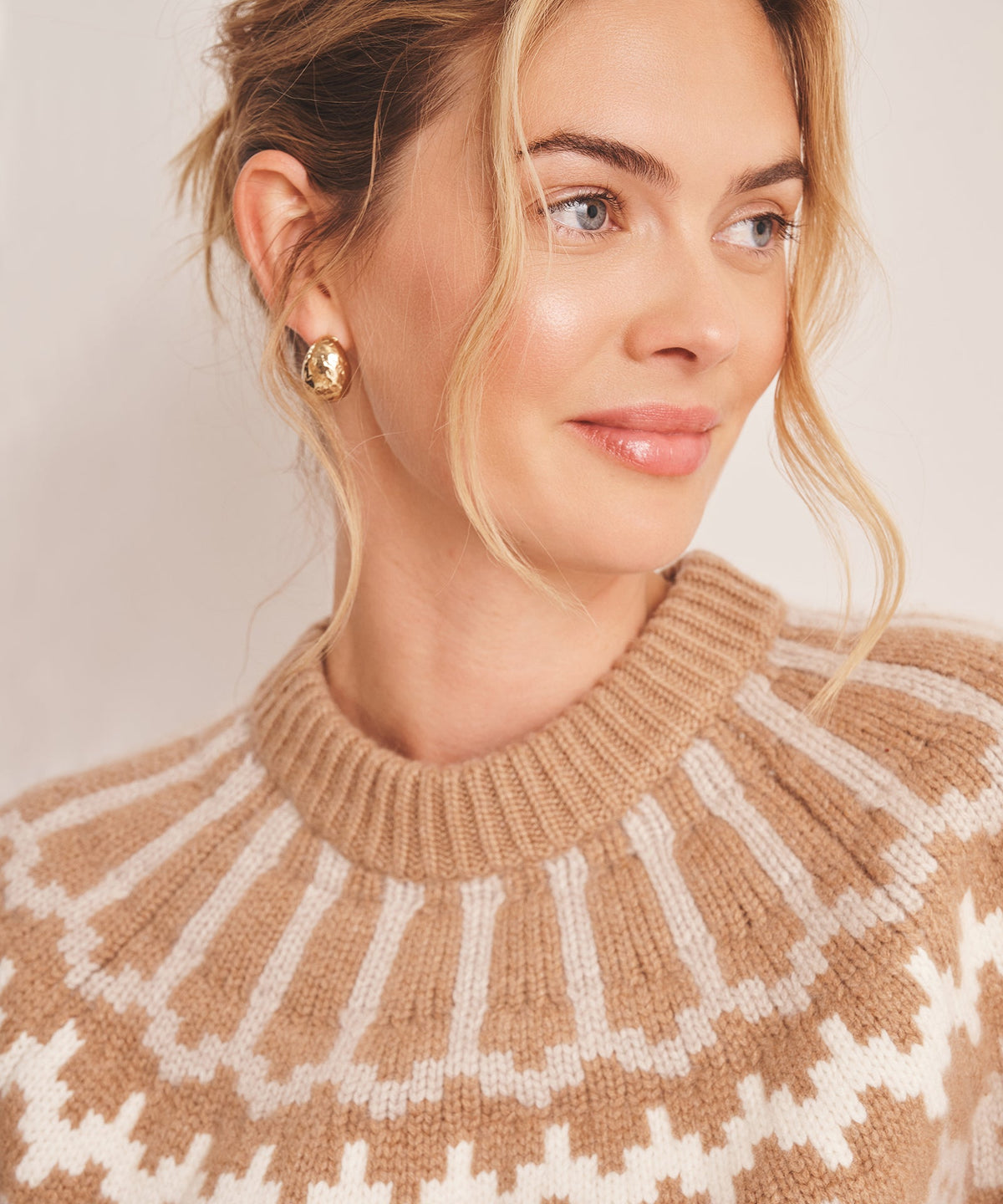 Super Luxe Cashmere Fair Isle Crewneck