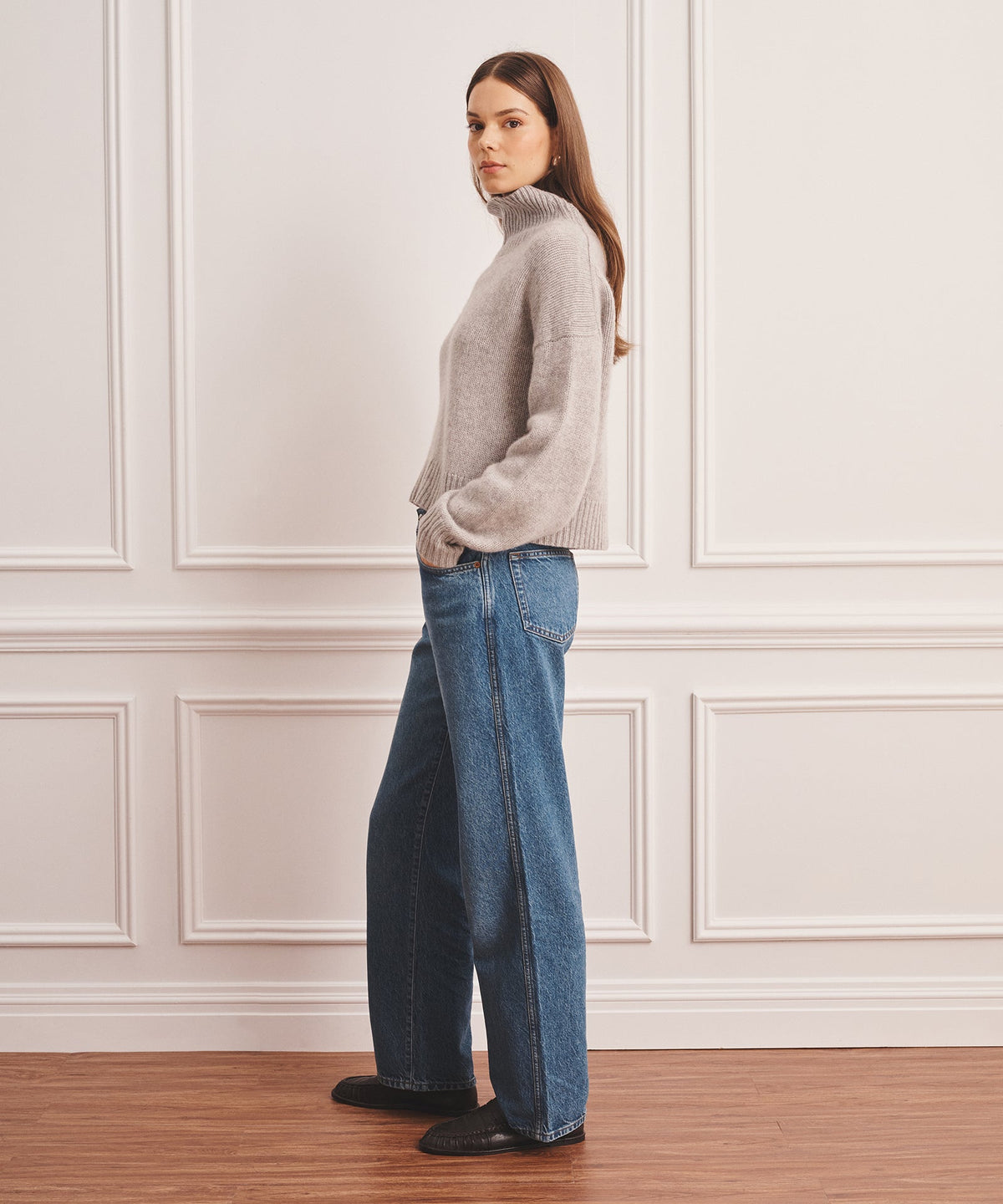 Luxe Cashmere Oversized Turtleneck