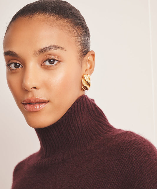 Luxe Cashmere Oversized Turtleneck