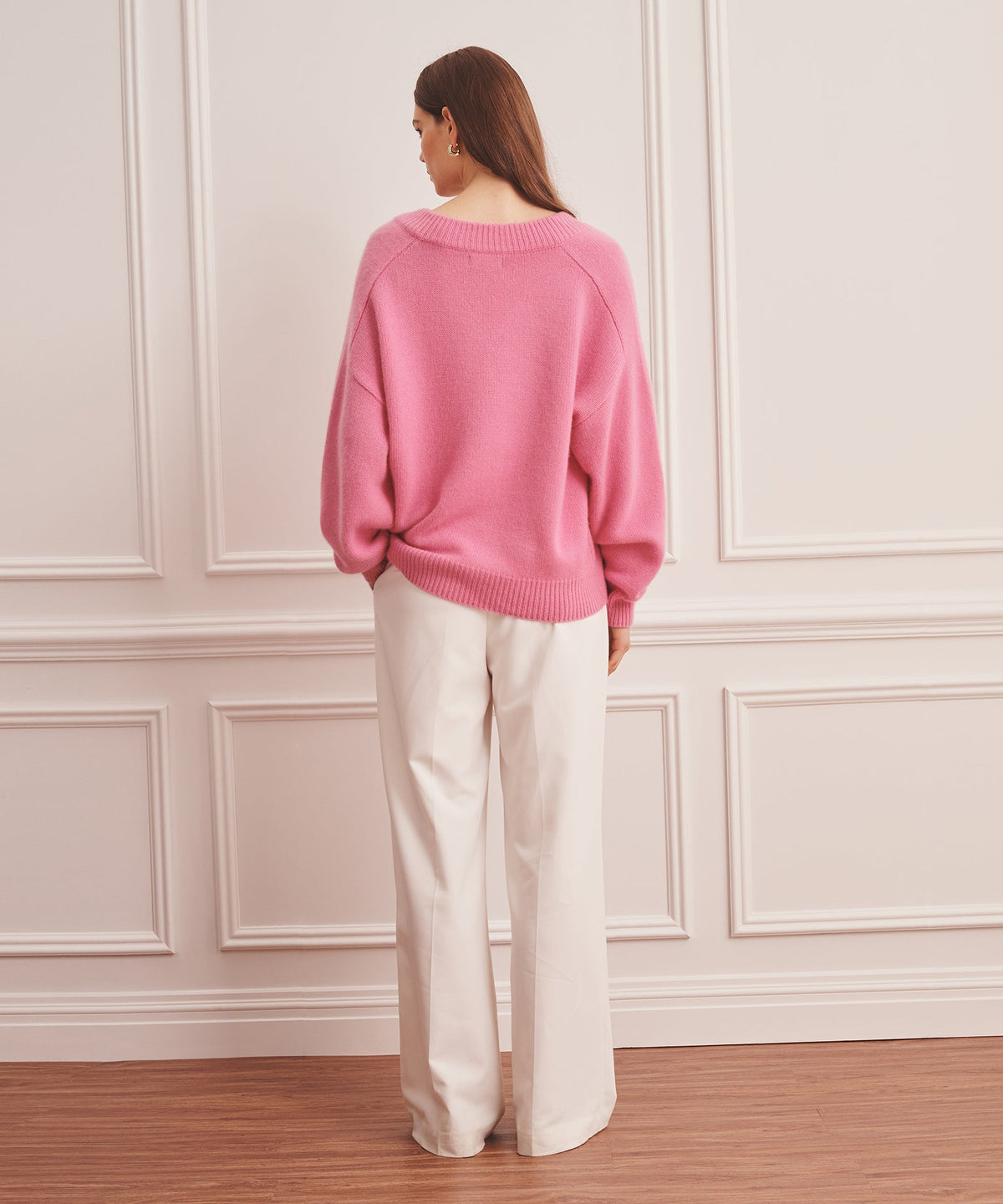 Super Luxe Cashmere V-Neck Sweater