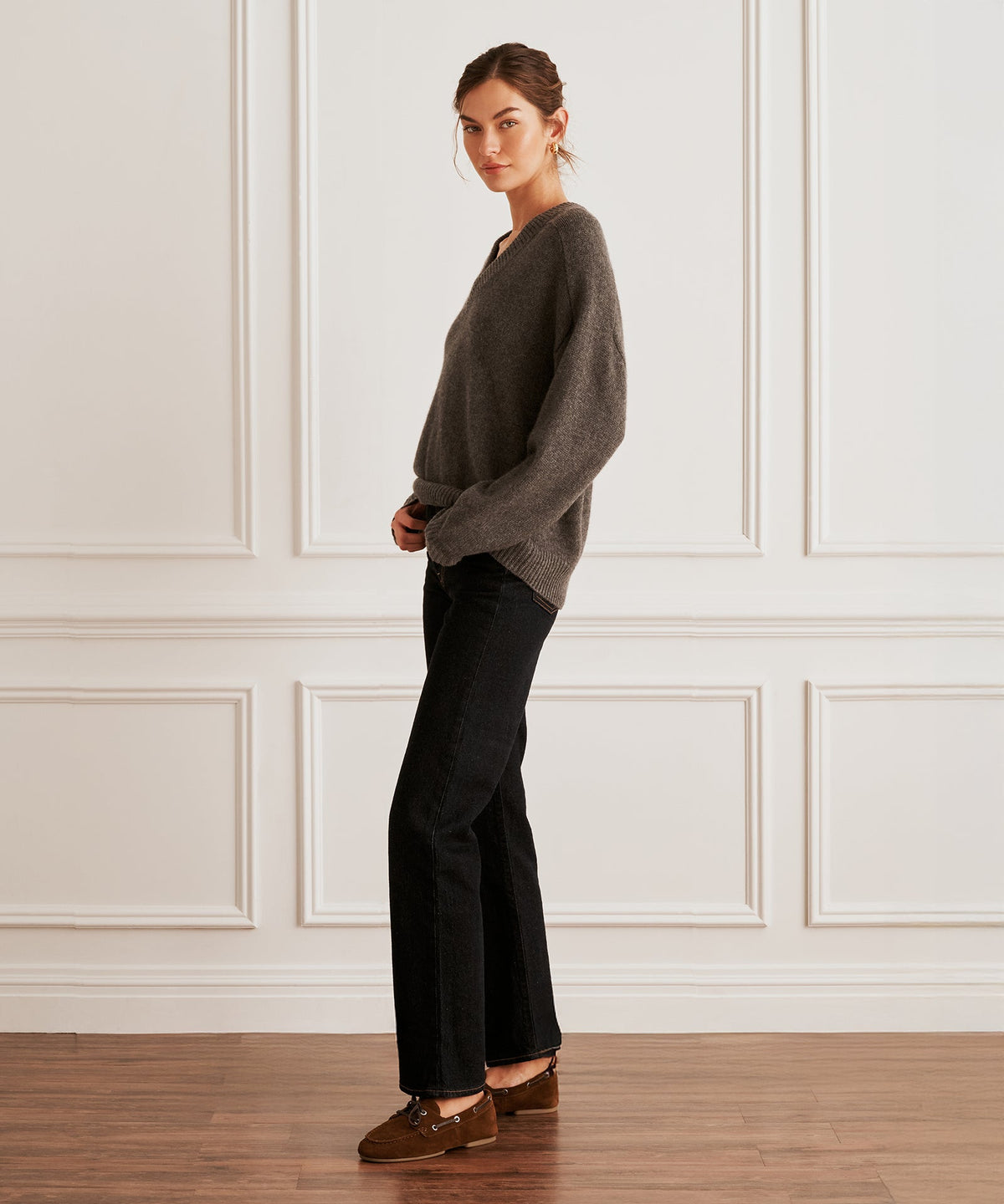 Super Luxe Cashmere V-Neck Sweater