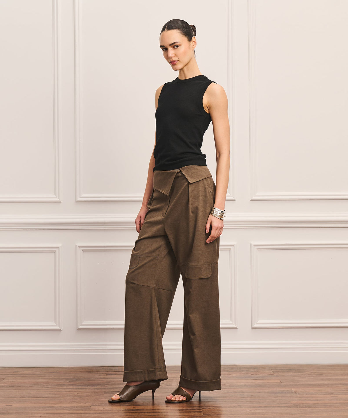Super Fine Cashmere High Neck Tank