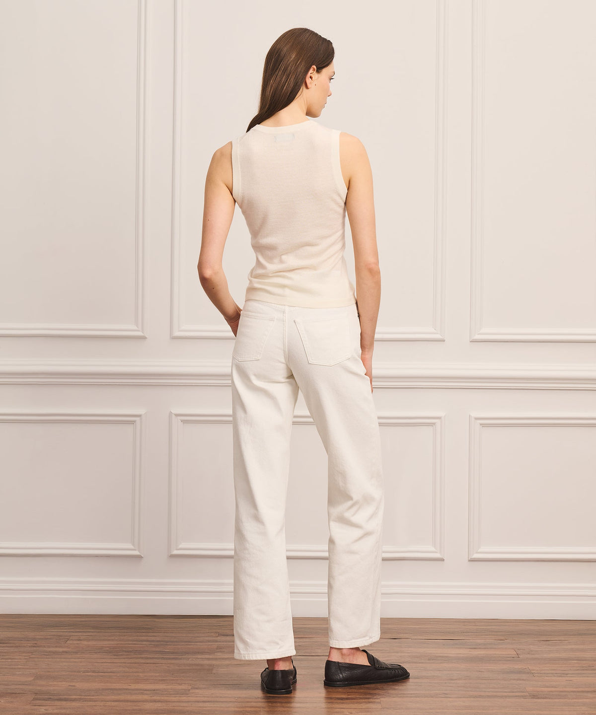 Super Fine Cashmere High Neck Tank