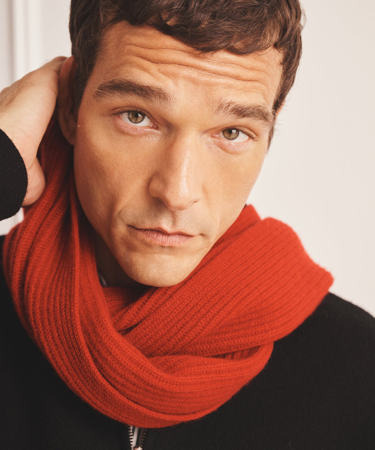 Signature Cashmere Ribbed Scarf