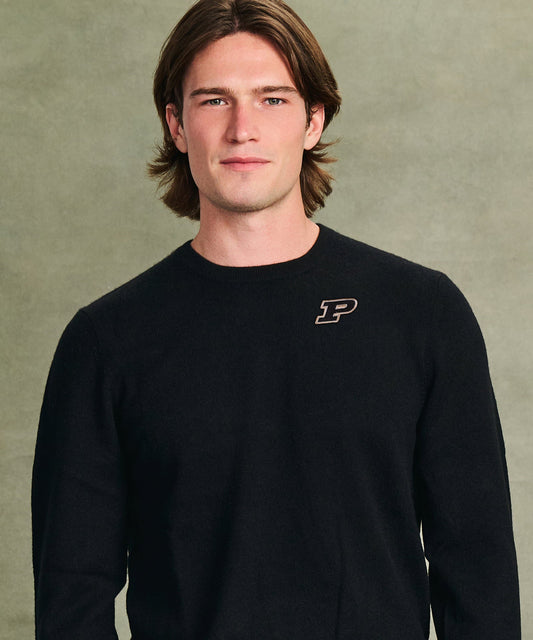 Men's Purdue University Cashmere Sweater