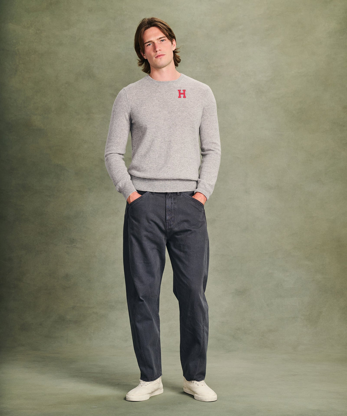Men's Harvard University Cashmere Sweater