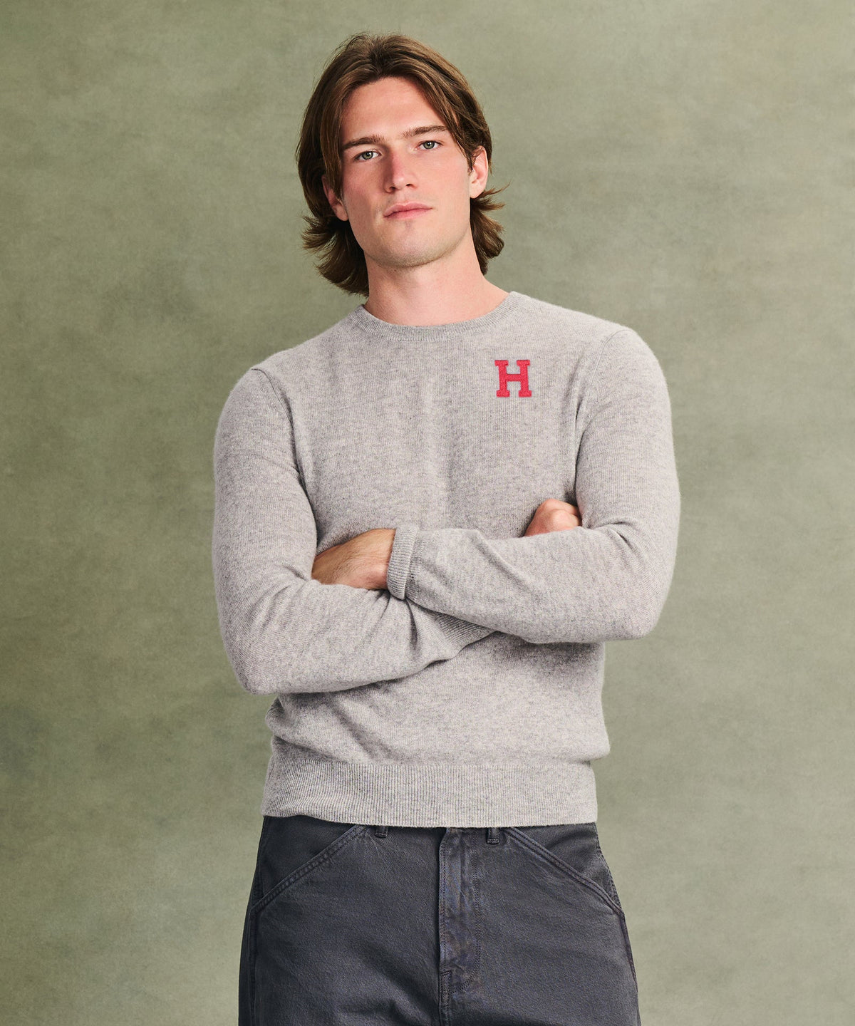 Men's Harvard University Cashmere Sweater