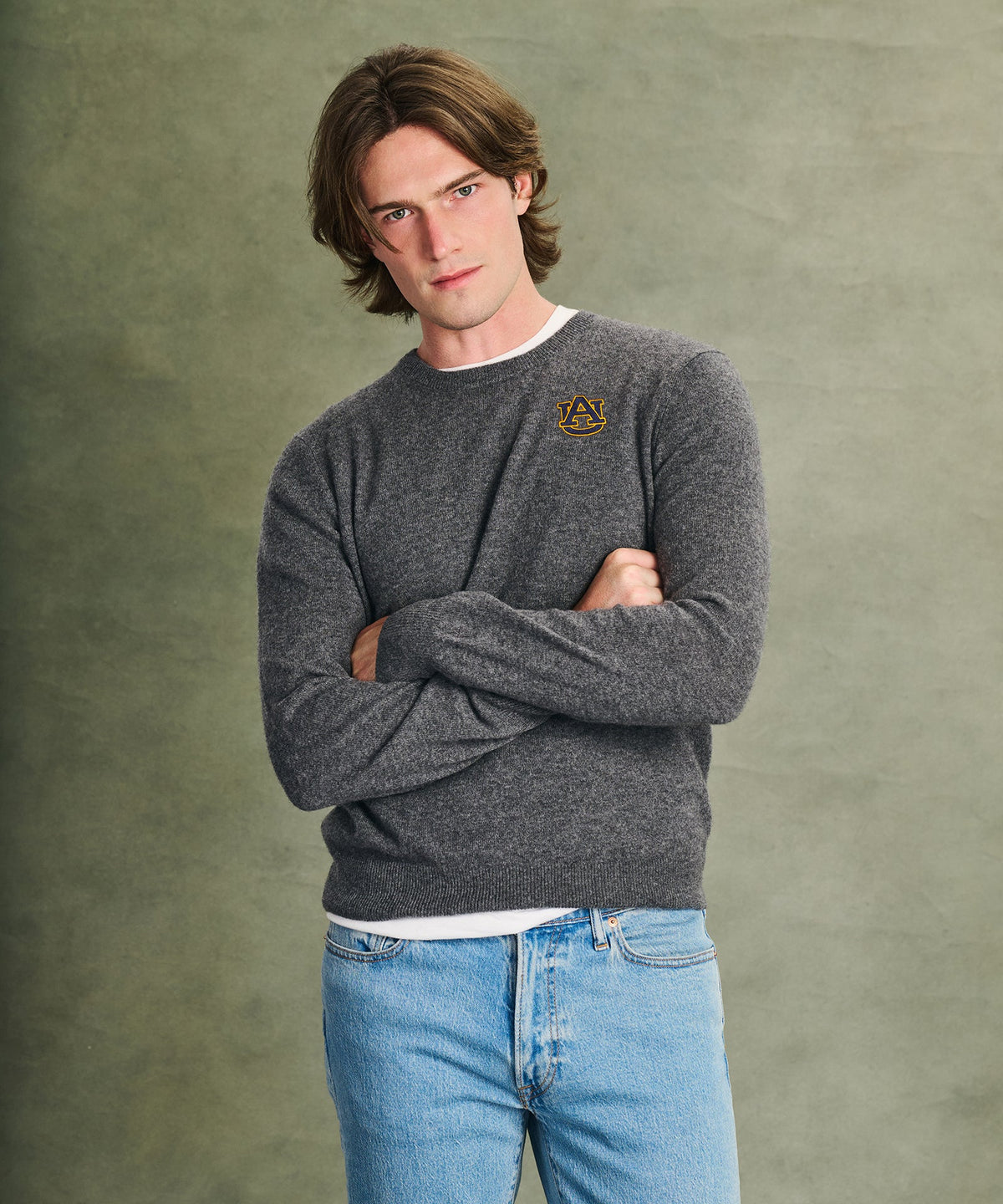 Men's Auburn University Cashmere Sweater