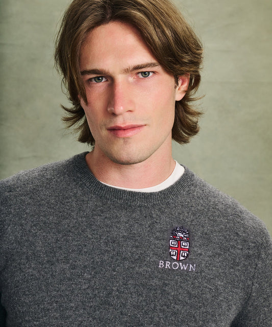 Men's Brown University Cashmere Sweater