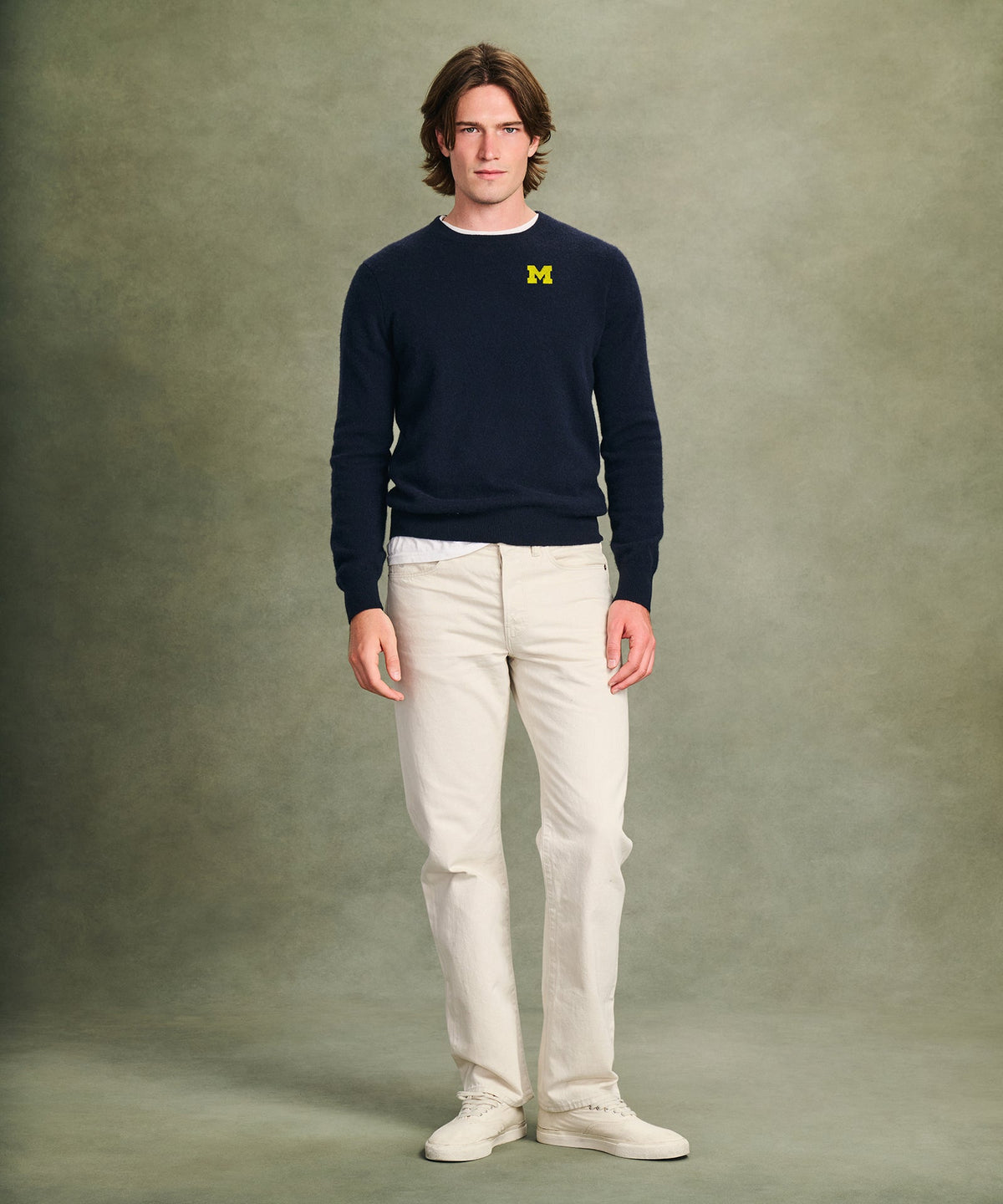 Men's University of Michigan Cashmere Sweater