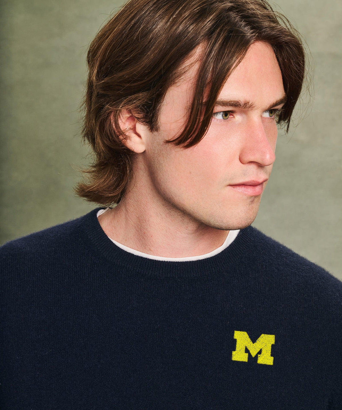 Men's University of Michigan Cashmere Sweater