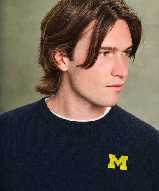 Men's University of Michigan Cashmere Sweater