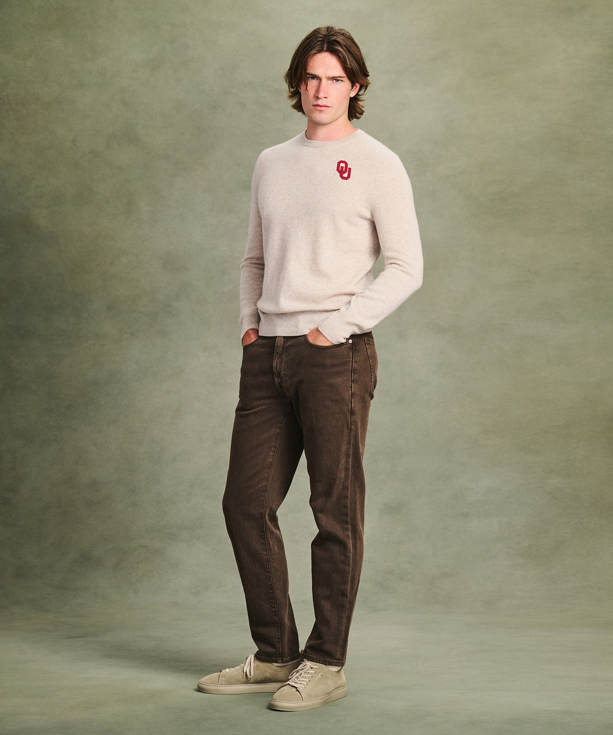 Men's University of Oklahoma Cashmere Sweater