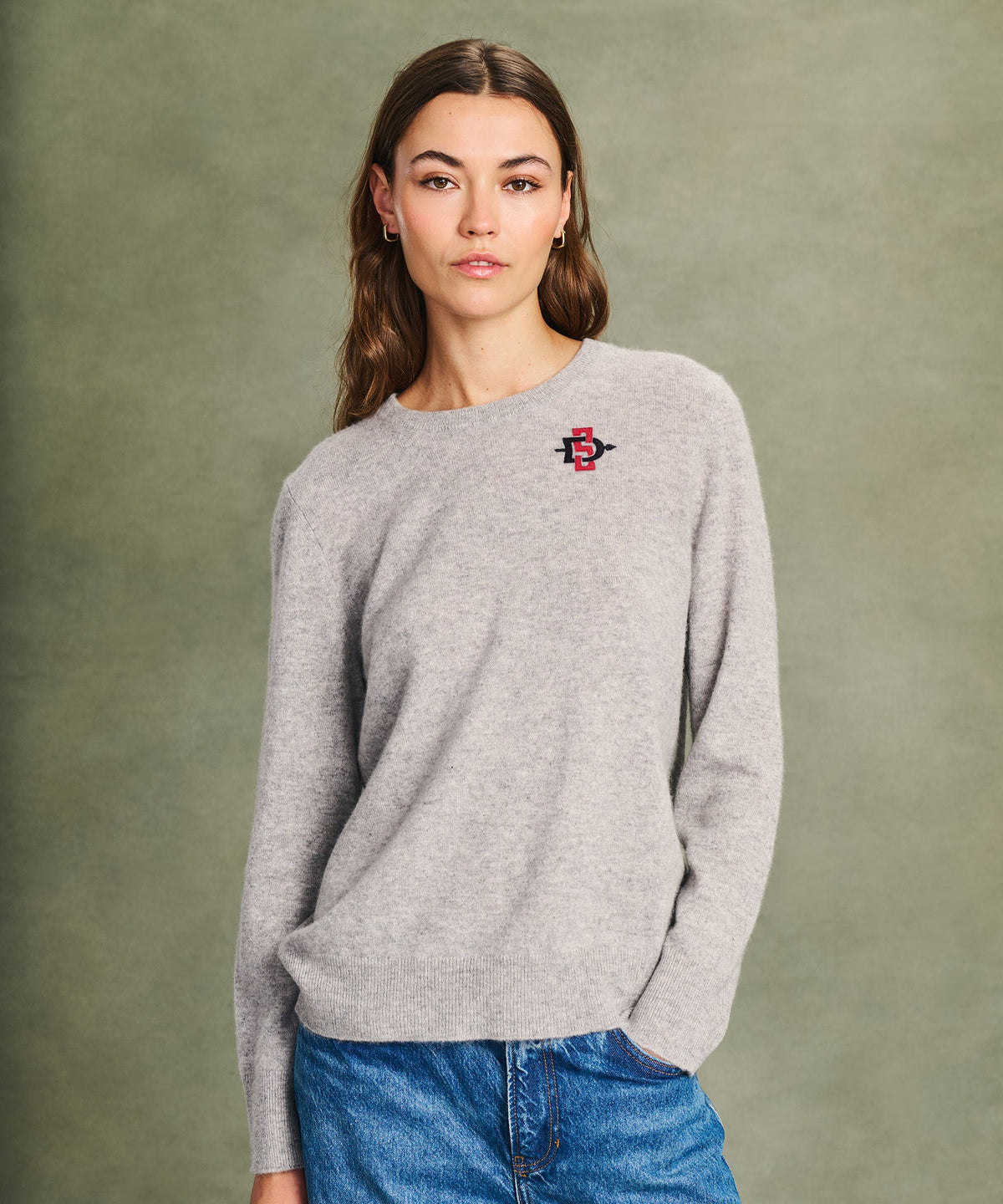 Women's San Diego State University Cashmere Sweater