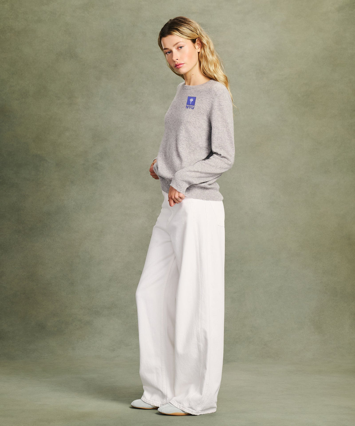 Women's New York University Cashmere Sweater