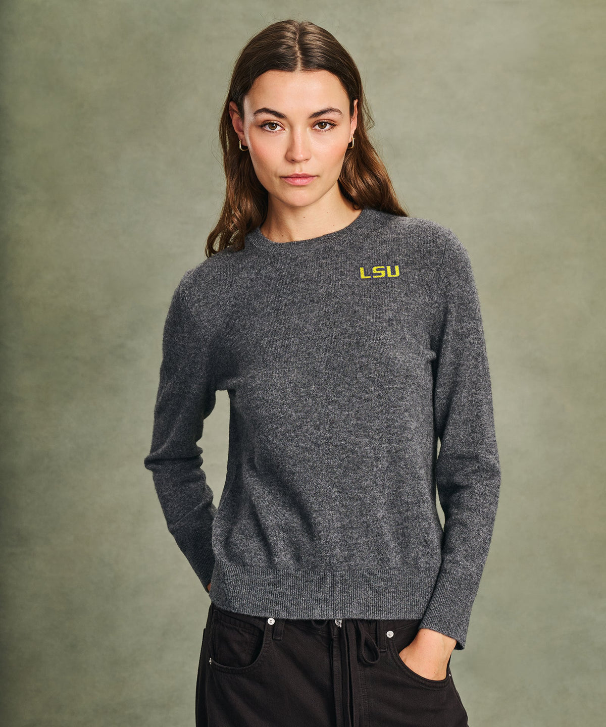 Women's Louisiana State University Cashmere Sweater