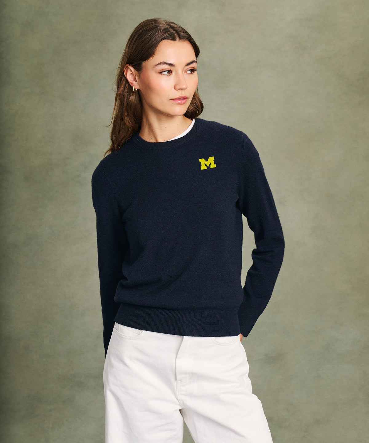 Women's University of Michigan Cashmere Sweater