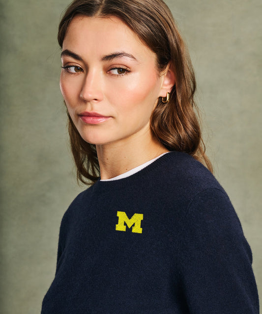 Women's University of Michigan Cashmere Sweater