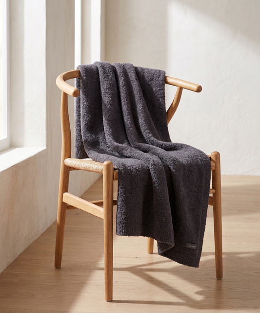 Luxe Boucle Knit Throw